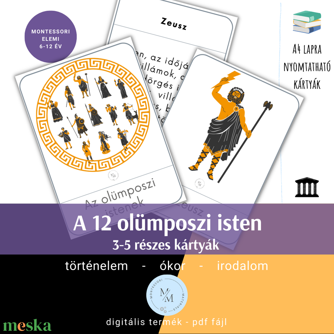 A 12 olümposzi isten 3-5 részes kártyák - játék & sport - készségfejlesztő és logikai játék - oktató játékok - Meska.hu A 12 olümposzi isten 3-5 részes kártyák - játék & sport - készségfejlesztő és logikai játék - oktató játékok - Meska.hu