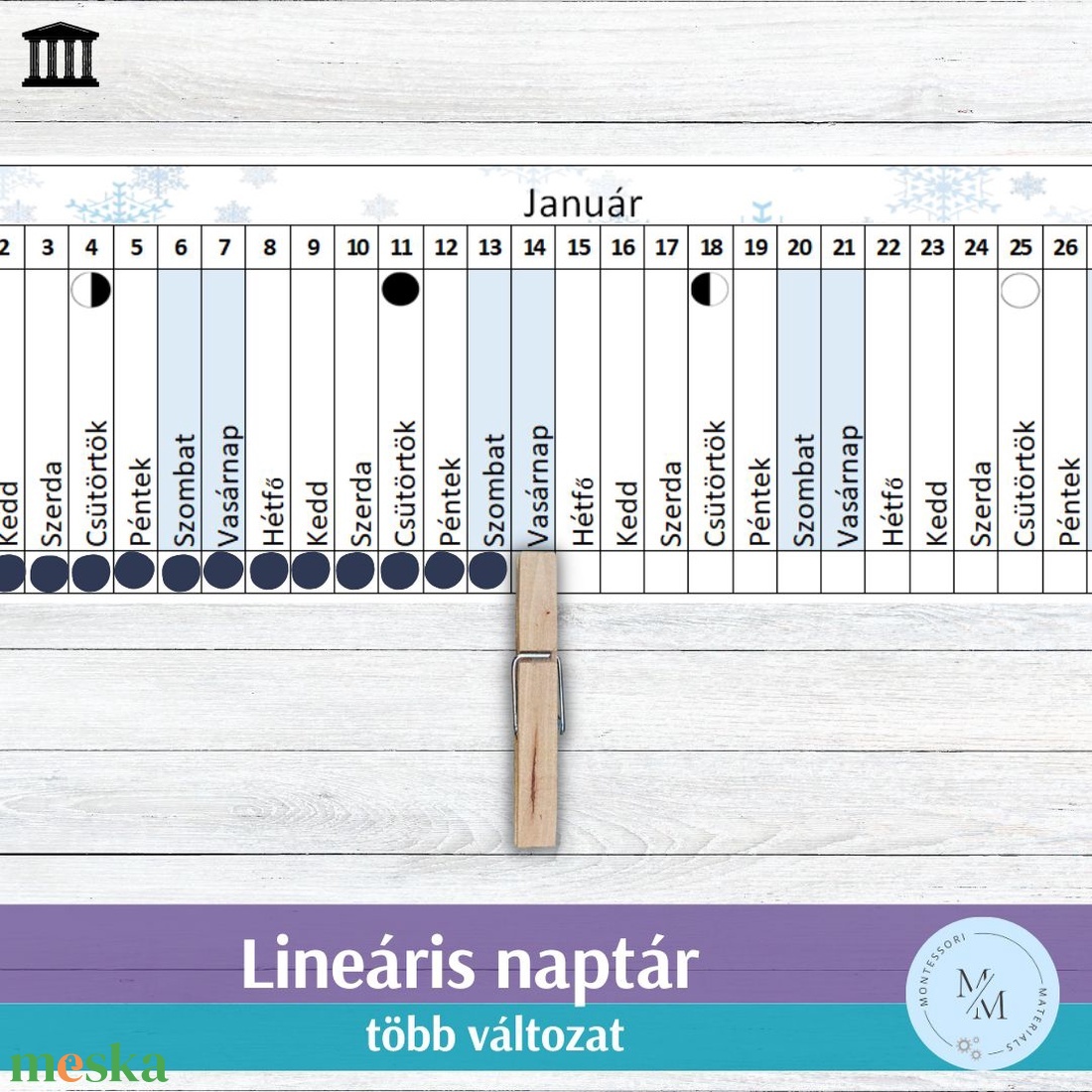 Montessori lineáris naptár 2024 - többféle - játék & sport - készségfejlesztő és logikai játék - oktató játékok - Meska.hu Montessori lineáris naptár 2024 - többféle - játék & sport - készségfejlesztő és logikai játék - oktató játékok - Meska.hu