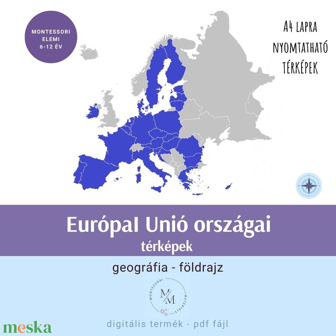 Az Európai Unió tagállamai - A4 térképek - játék & sport - készségfejlesztő és logikai játék - oktató játékok - Meska.hu Az Európai Unió tagállamai - A4 térképek - játék & sport - készségfejlesztő és logikai játék - oktató játékok - Meska.hu