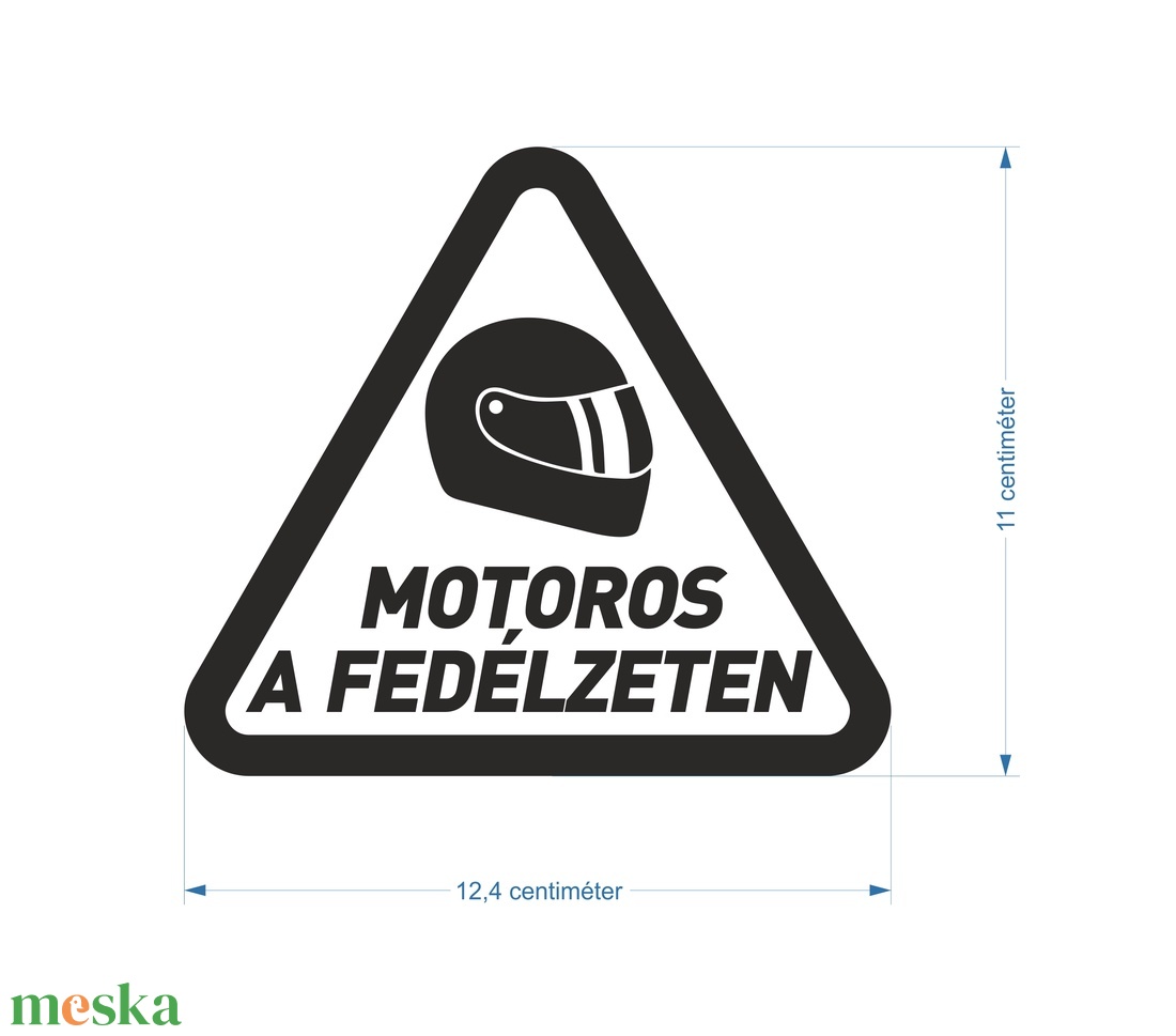 Motoros a fedélzeten - otthon & életmód - papír, írószer - matrica, matrica csomag - Meska.hu