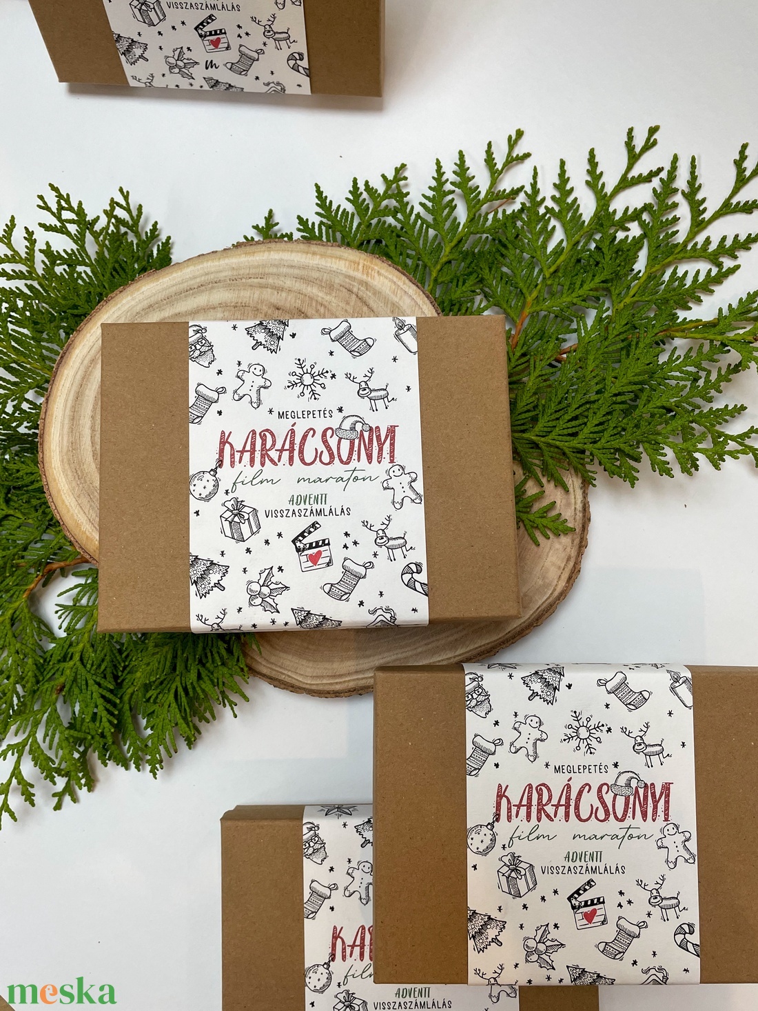 Karácsonyi film maraton - adventi visszaszámlálás, kalendárium, adventi naptár - karácsony - adventi díszek - adventi naptár - Meska.hu