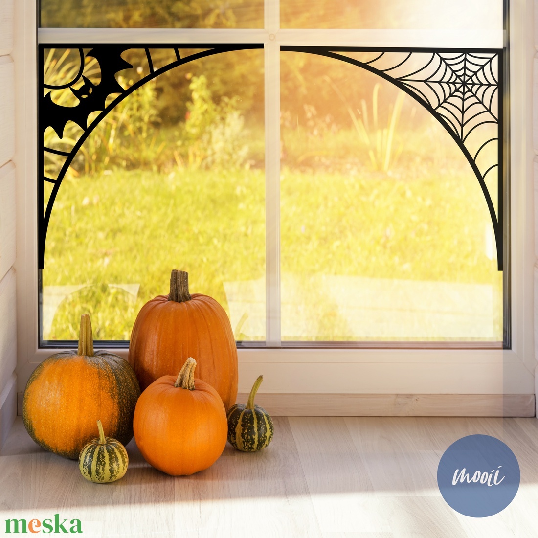 Pókháló a sarokban - ablak vagy falmatrica - otthon & életmód - dekoráció - halloween - halloweeni ajtódíszek és ablakdíszek - Meska.hu Pókháló a sarokban - ablak vagy falmatrica - otthon & életmód - dekoráció - halloween - halloweeni ajtódíszek és ablakdíszek - Meska.hu