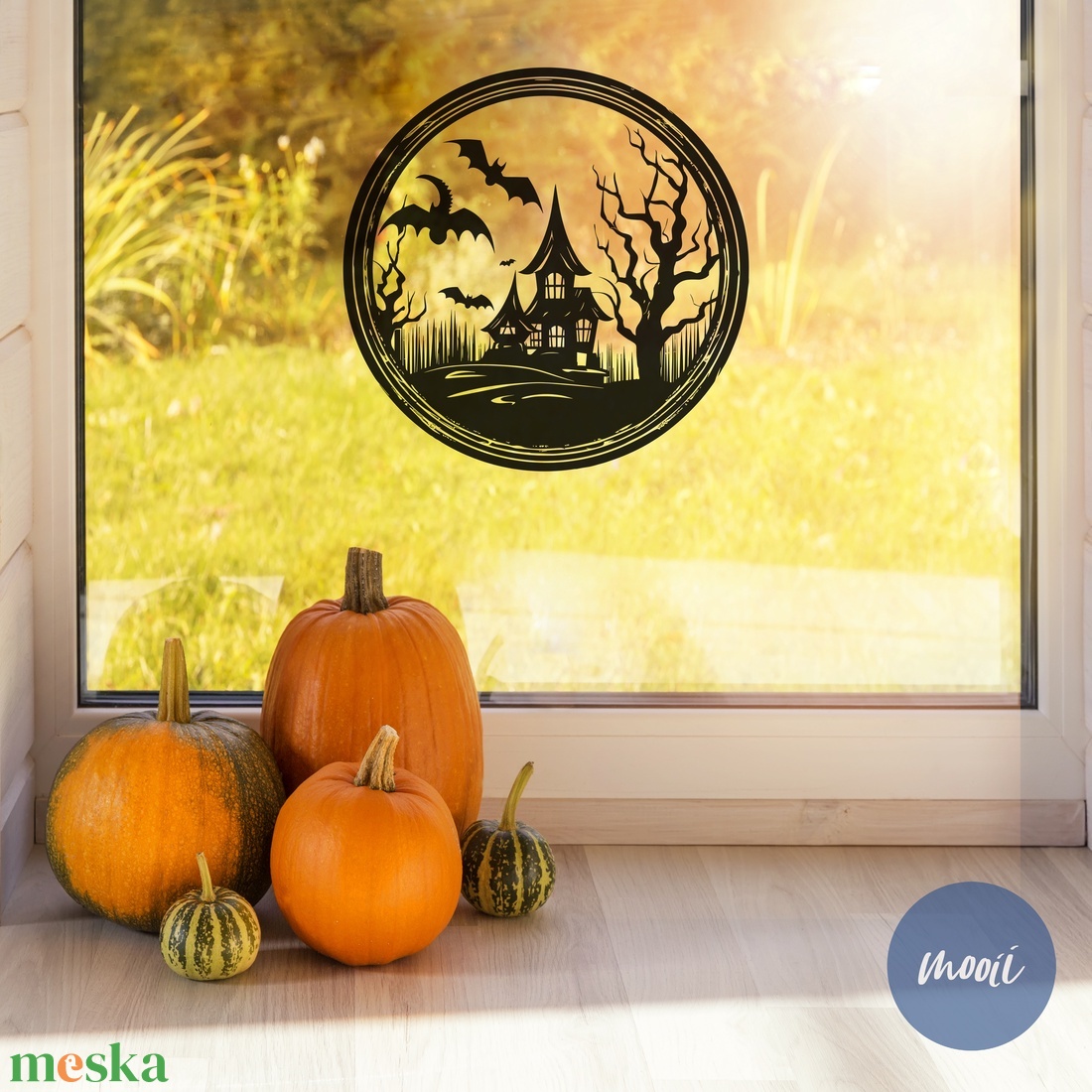 Kör kísértetkastély - ablak vagy falmatrica - otthon & életmód - dekoráció - halloween - halloweeni ajtódíszek és ablakdíszek - Meska.hu Kör kísértetkastély - ablak vagy falmatrica - otthon & életmód - dekoráció - halloween - halloweeni ajtódíszek és ablakdíszek - Meska.hu