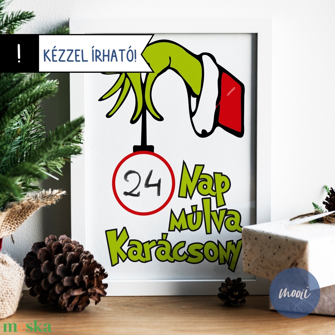 Adventi naptár Grincs módra - kézzel írható adventi naptár - karácsony - adventi díszek - adventi naptár - Meska.hu Adventi naptár Grincs módra - kézzel írható adventi naptár - karácsony - adventi díszek - adventi naptár - Meska.hu