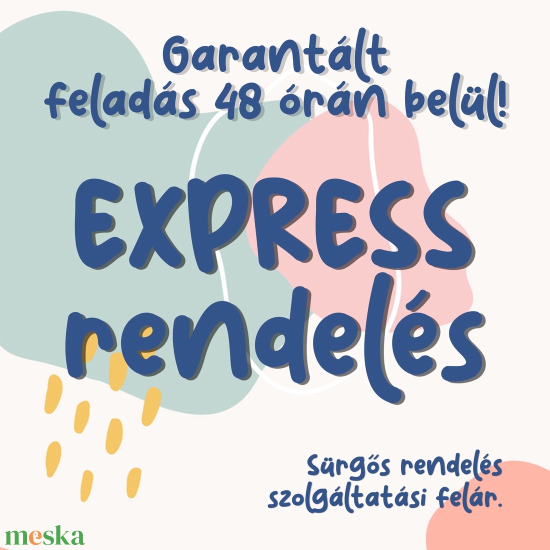 EXPRESS rendelési felár - 48 órán belüli feladás esetén - diy (csináld magad) - egységcsomag - Meska.hu EXPRESS rendelési felár - 48 órán belüli feladás esetén - diy (csináld magad) - egységcsomag - Meska.hu