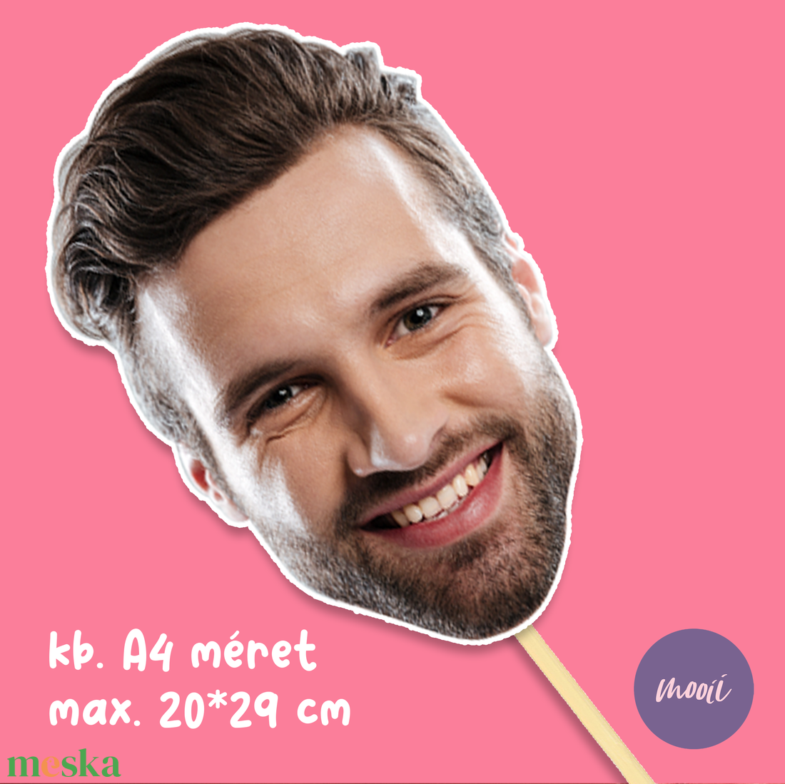 Vicces vőlegény arc lánybúcsúra, kb. A4 méret, fotókellék - esküvő - lánybúcsú - Meska.hu Vicces vőlegény arc lánybúcsúra, kb. A4 méret, fotókellék - esküvő - lánybúcsú - Meska.hu