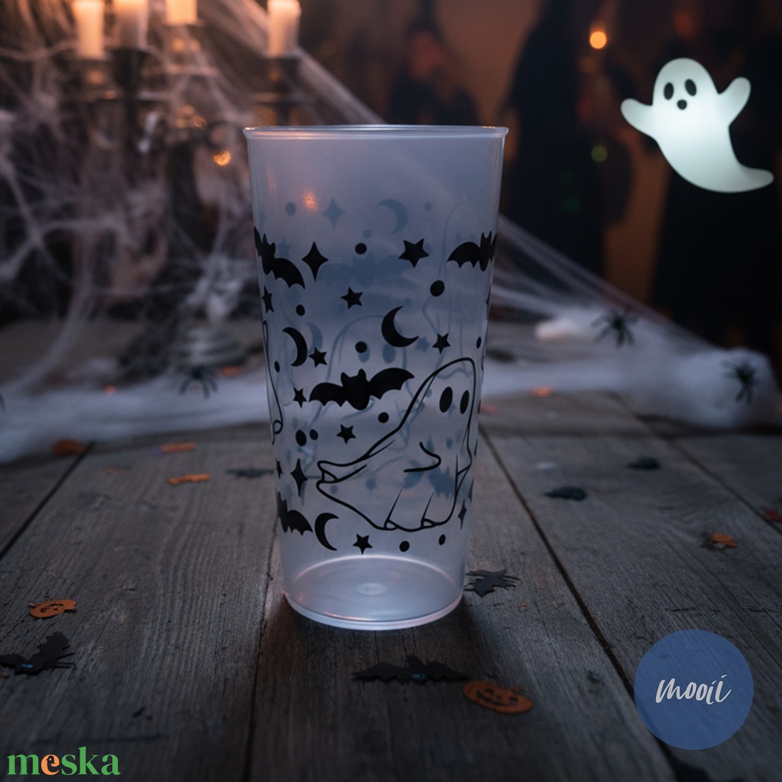 Szellem mintás Halloween-i pohár, partypohár, partykellék 500 ml - otthon & életmód - dekoráció - halloween - halloweeni dekoráció - Meska.hu Szellem mintás Halloween-i pohár, partypohár, partykellék 500 ml - otthon & életmód - dekoráció - halloween - halloweeni dekoráció - Meska.hu