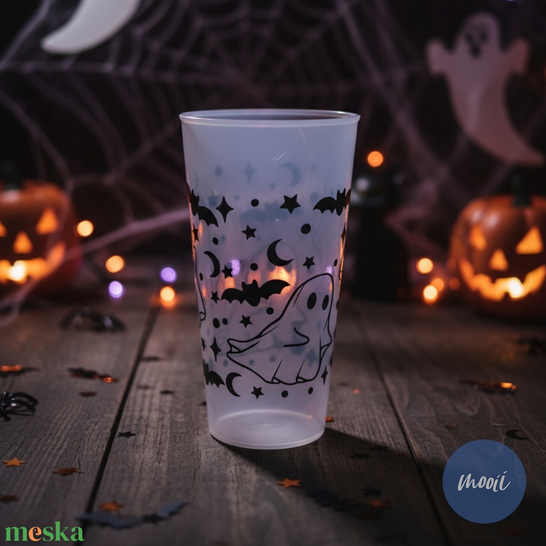 Szellem mintás Halloween-i pohár, partypohár, partykellék 500 ml - otthon & életmód - dekoráció - halloween - halloweeni dekoráció - Meska.hu Szellem mintás Halloween-i pohár, partypohár, partykellék 500 ml - otthon & életmód - dekoráció - halloween - halloweeni dekoráció - Meska.hu