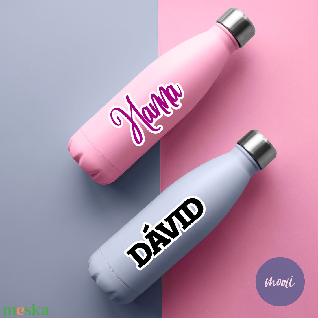 Egyedi név matricák flaskákhoz, kulacsokhoz, üveghez, poharakhoz, bögrékhez, laptopokhoz - otthon & életmód - papír, írószer - matrica, matrica csomag - Meska.hu