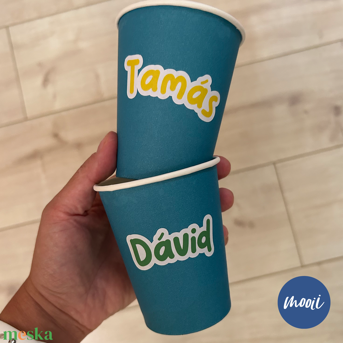 Kontúrvágott névmatrica papírpohárra, partypohárra, pohármatrica - otthon & életmód - papír, írószer - matrica, matrica csomag - Meska.hu