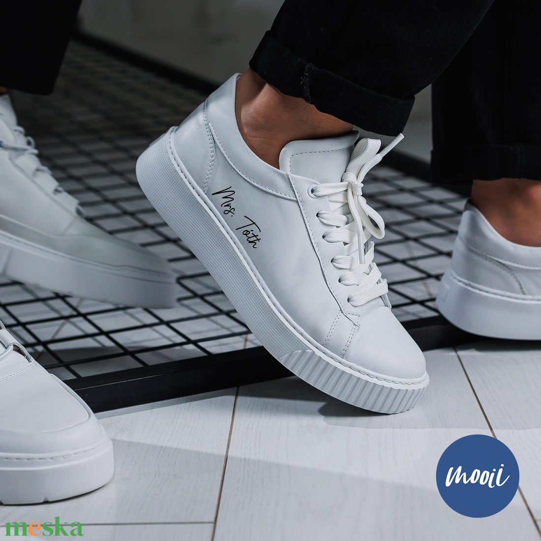 Páros cipőmatrica, esküvői felirat, férj és feleség, fotókellék - esküvő - esküvői szett - Meska.hu