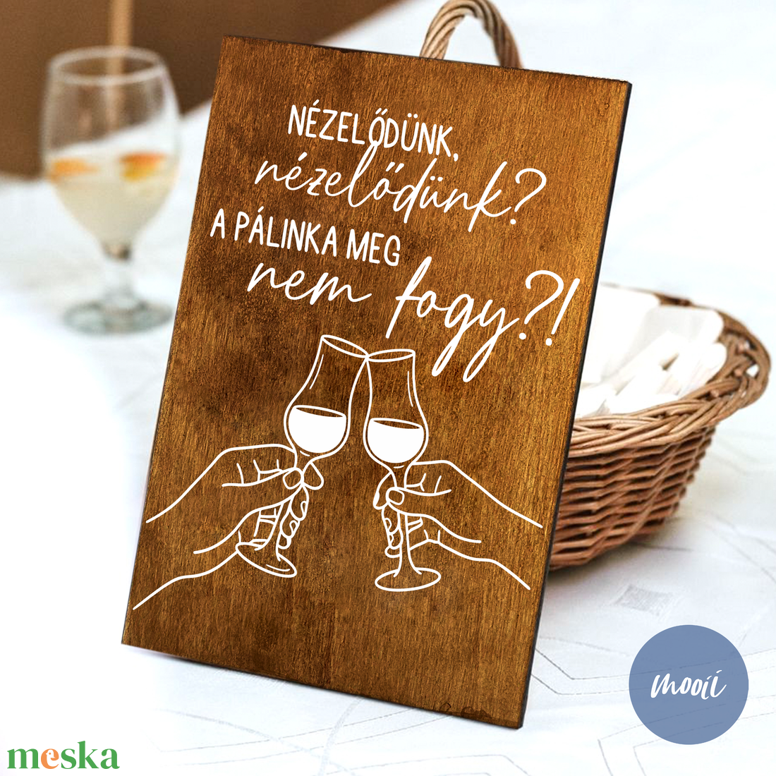 Lakodalmas tábla - A4 méretű rétegelt lemez tábla - Nézelődünk, nézelődünk?... - esküvő - dekoráció - tábla & jelzés - Meska.hu