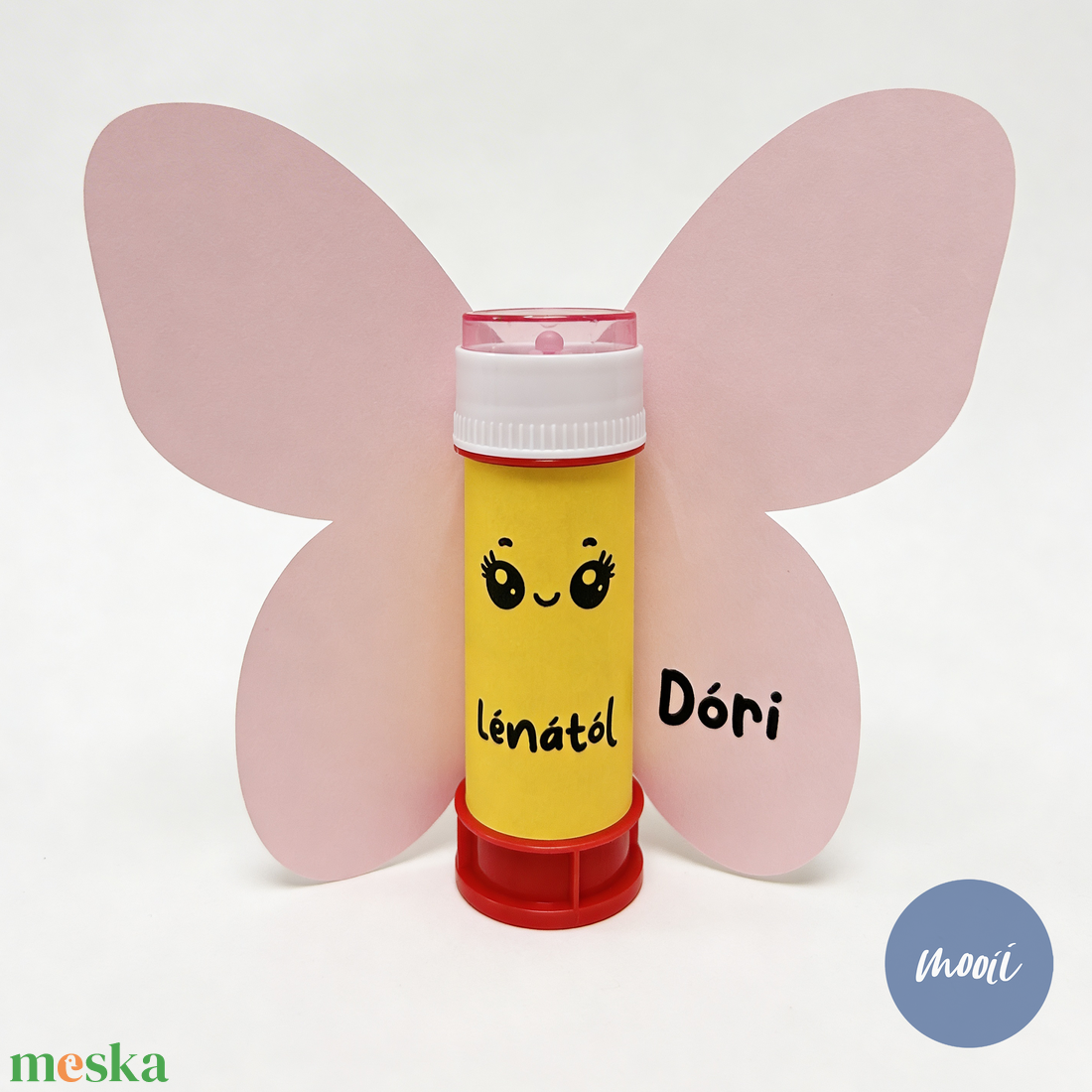 Pillangós buborékfújó � személyre szabott ovis / bölcsis szülinapi ajándék - játék & sport - sport és kikapcsolódás - más játékok, sportok - Meska.hu