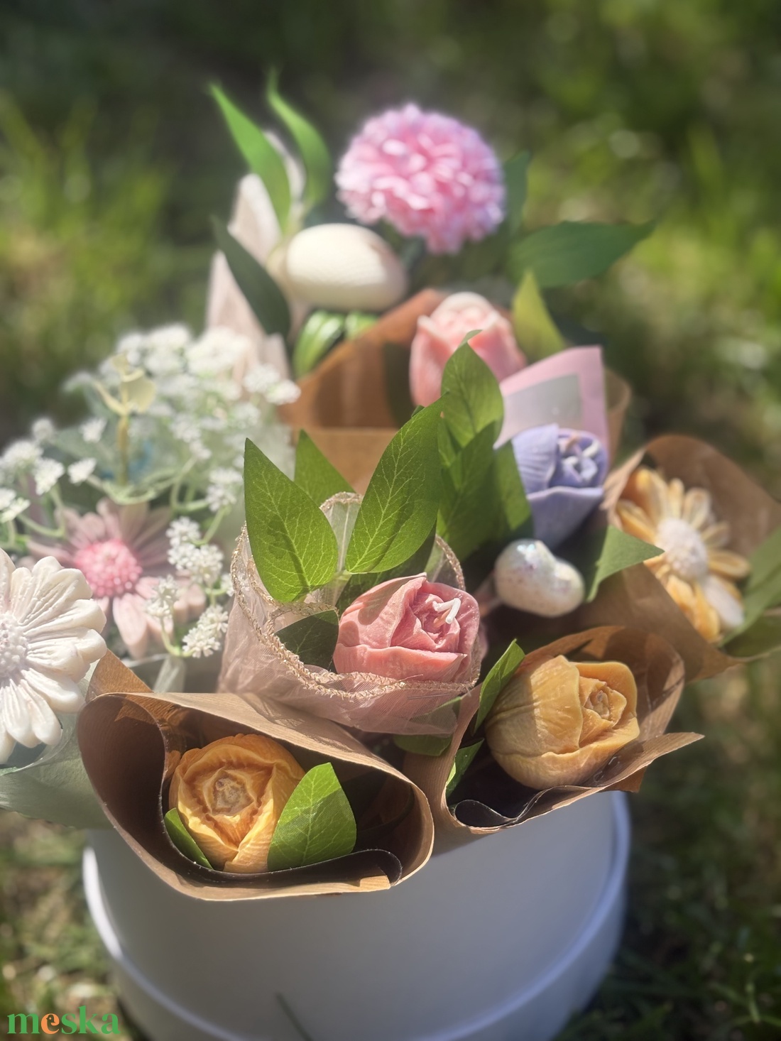 Viaszcsokrok - otthon & életmód - gyertya, illat, aroma - gyertya - Meska.hu