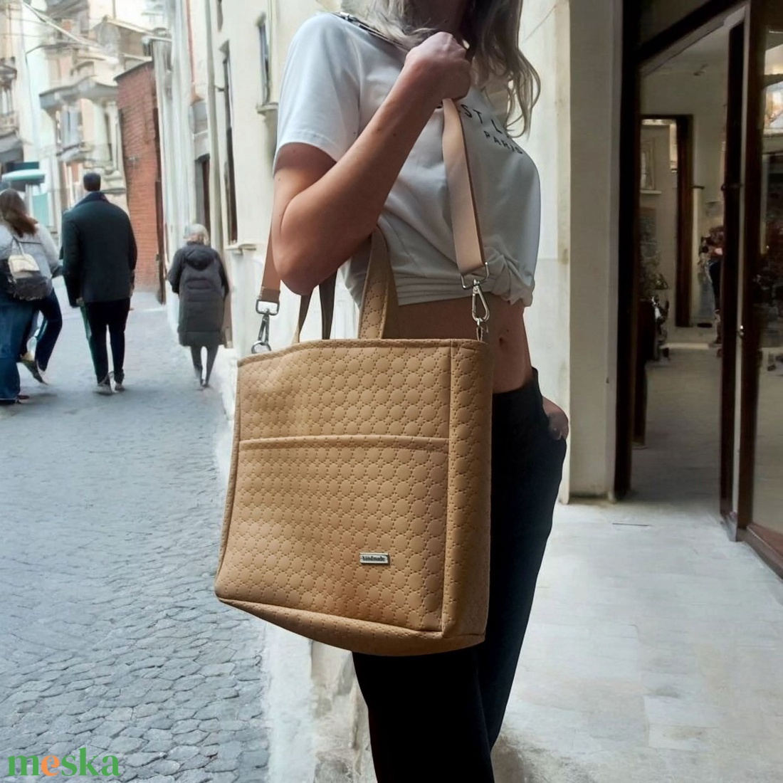 Balance Bag Beige  - táska & tok - kézitáska & válltáska - kézitáska - Meska.hu