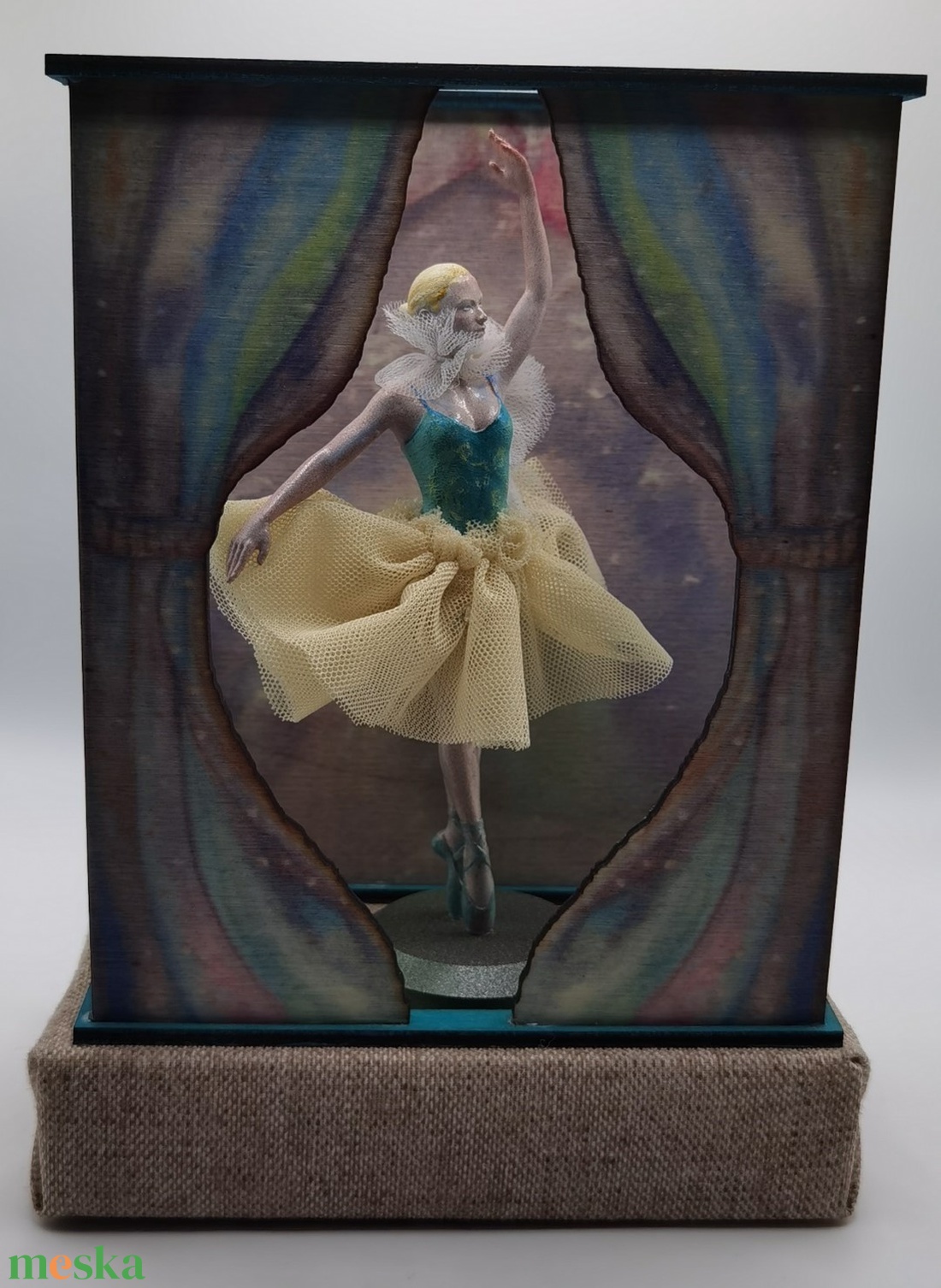 Balerina diorama táncos színház - művészet - más művészeti ág - Meska.hu Balerina diorama táncos színház - művészet - más művészeti ág - Meska.hu