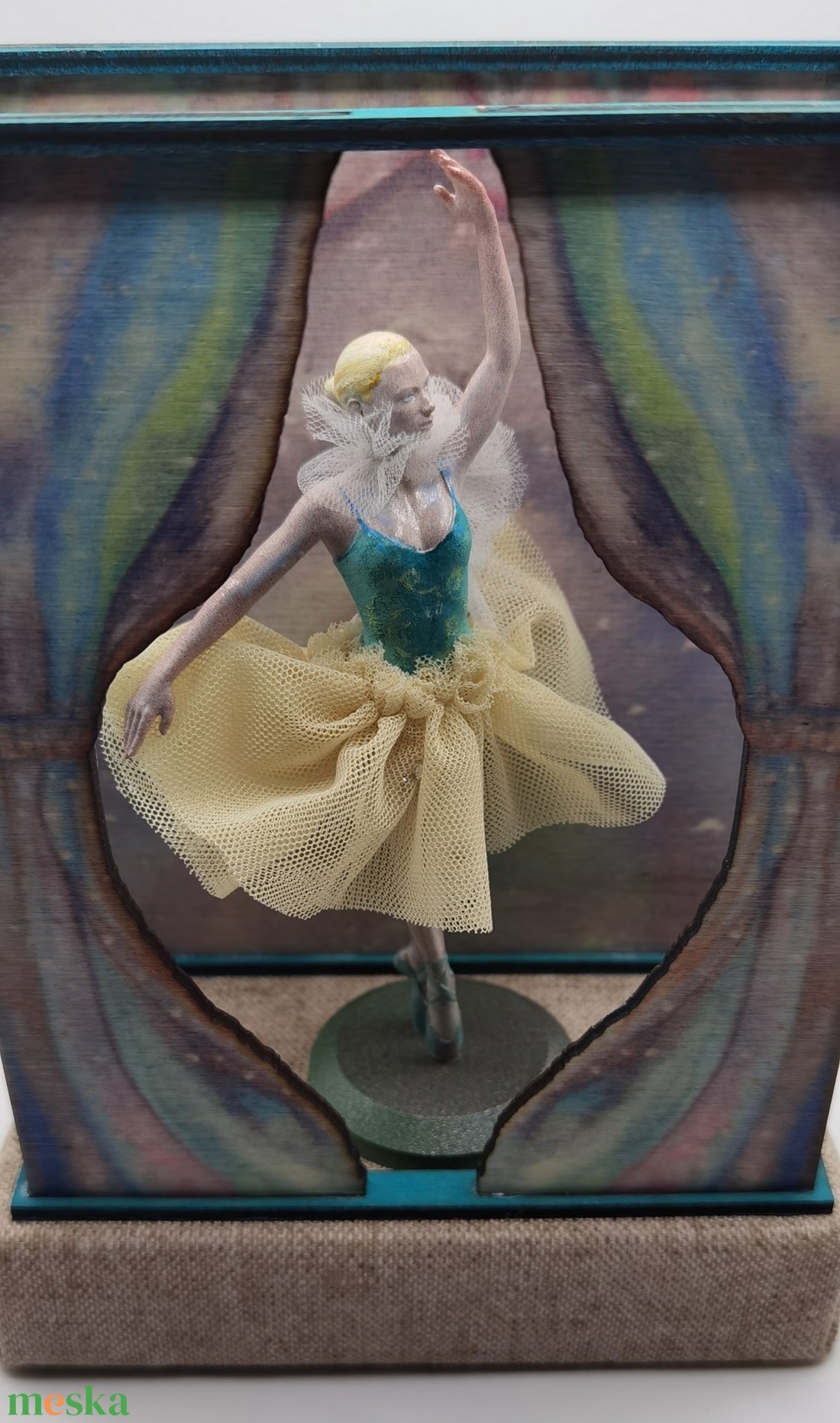Balerina diorama táncos színház - művészet - más művészeti ág - Meska.hu Balerina diorama táncos színház - művészet - más művészeti ág - Meska.hu
