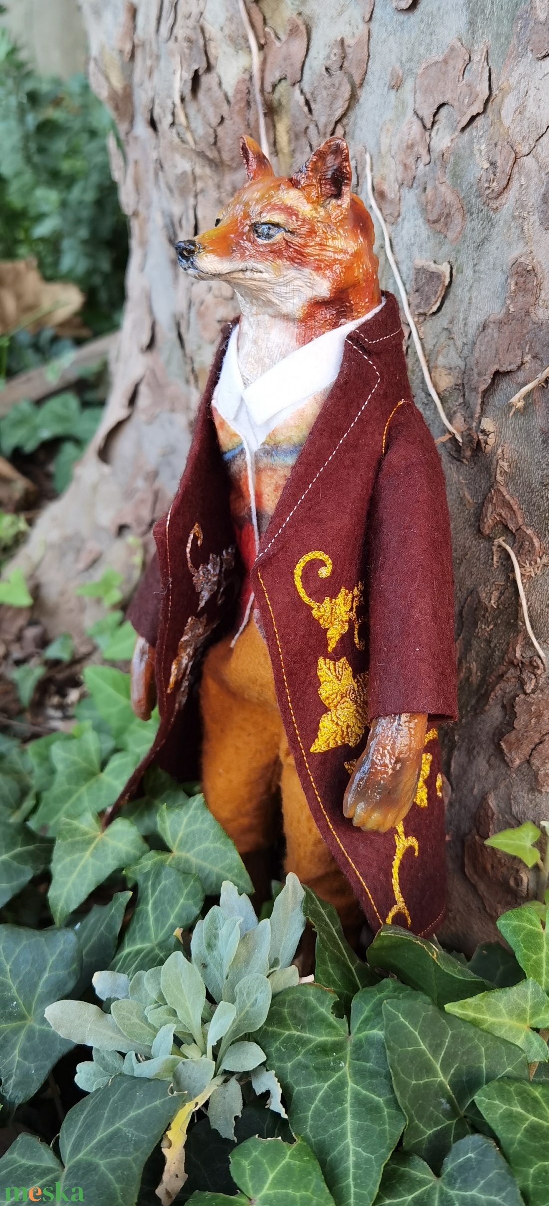 Róka figura - őszi/téli fantázia dekoráció 28 cm RENDELHETŐ - játék & sport - bábok - báb készlet - Meska.hu Róka figura - őszi/téli fantázia dekoráció 28 cm RENDELHETŐ - játék & sport - bábok - báb készlet - Meska.hu