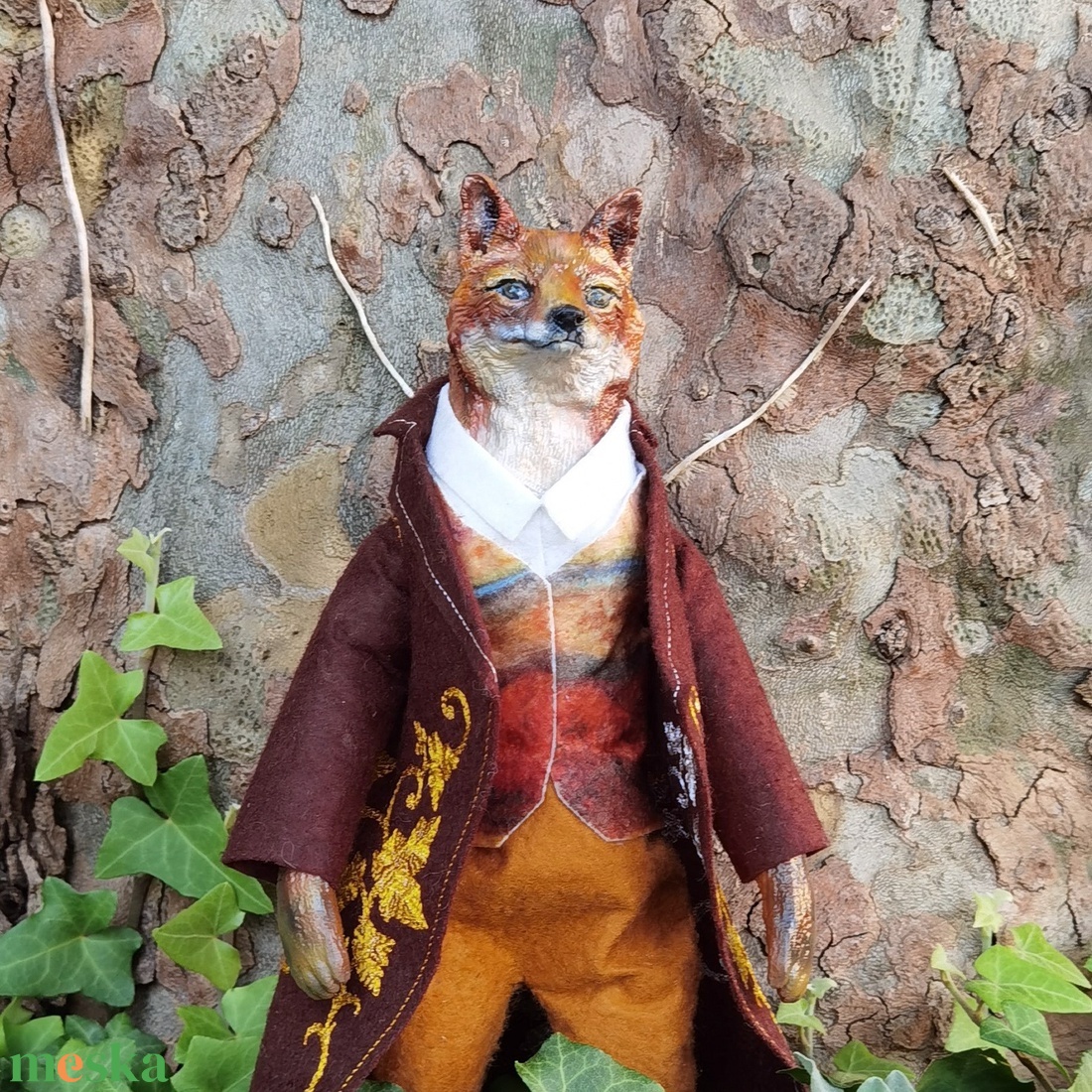 Róka figura - őszi/téli fantázia dekoráció 28 cm RENDELHETŐ - játék & sport - bábok - báb készlet - Meska.hu Róka figura - őszi/téli fantázia dekoráció 28 cm RENDELHETŐ - játék & sport - bábok - báb készlet - Meska.hu