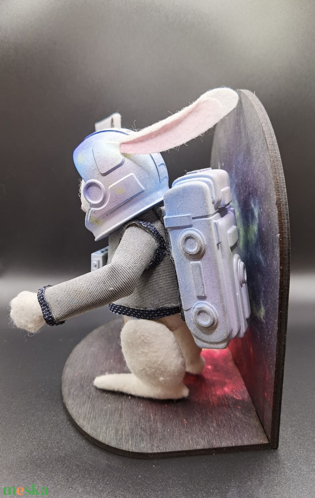 Asztronauta cosplay nyúl figura csillagos háttérrel - játék & sport - bábok - báb készlet - Meska.hu Asztronauta cosplay nyúl figura csillagos háttérrel - játék & sport - bábok - báb készlet - Meska.hu