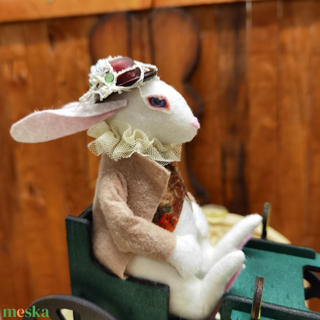 Bohém nyúl figura Vintage autómobillal - játék & sport - bábok - báb készlet - Meska.hu Bohém nyúl figura Vintage autómobillal - játék & sport - bábok - báb készlet - Meska.hu