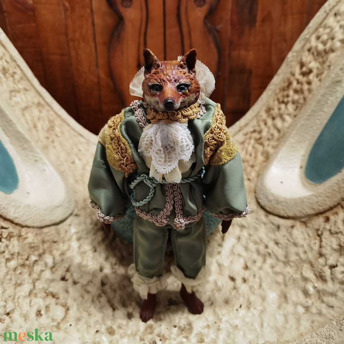 Barokk róka fantázia figura - dekor 22 cm RENDELHETŐ - játék & sport - bábok - báb készlet - Meska.hu Barokk róka fantázia figura - dekor 22 cm RENDELHETŐ - játék & sport - bábok - báb készlet - Meska.hu