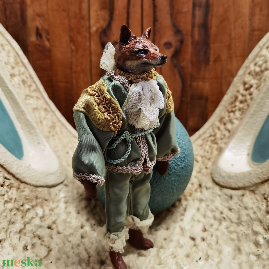 Barokk róka fantázia figura - dekor 22 cm RENDELHETŐ - játék & sport - bábok - báb készlet - Meska.hu Barokk róka fantázia figura - dekor 22 cm RENDELHETŐ - játék & sport - bábok - báb készlet - Meska.hu