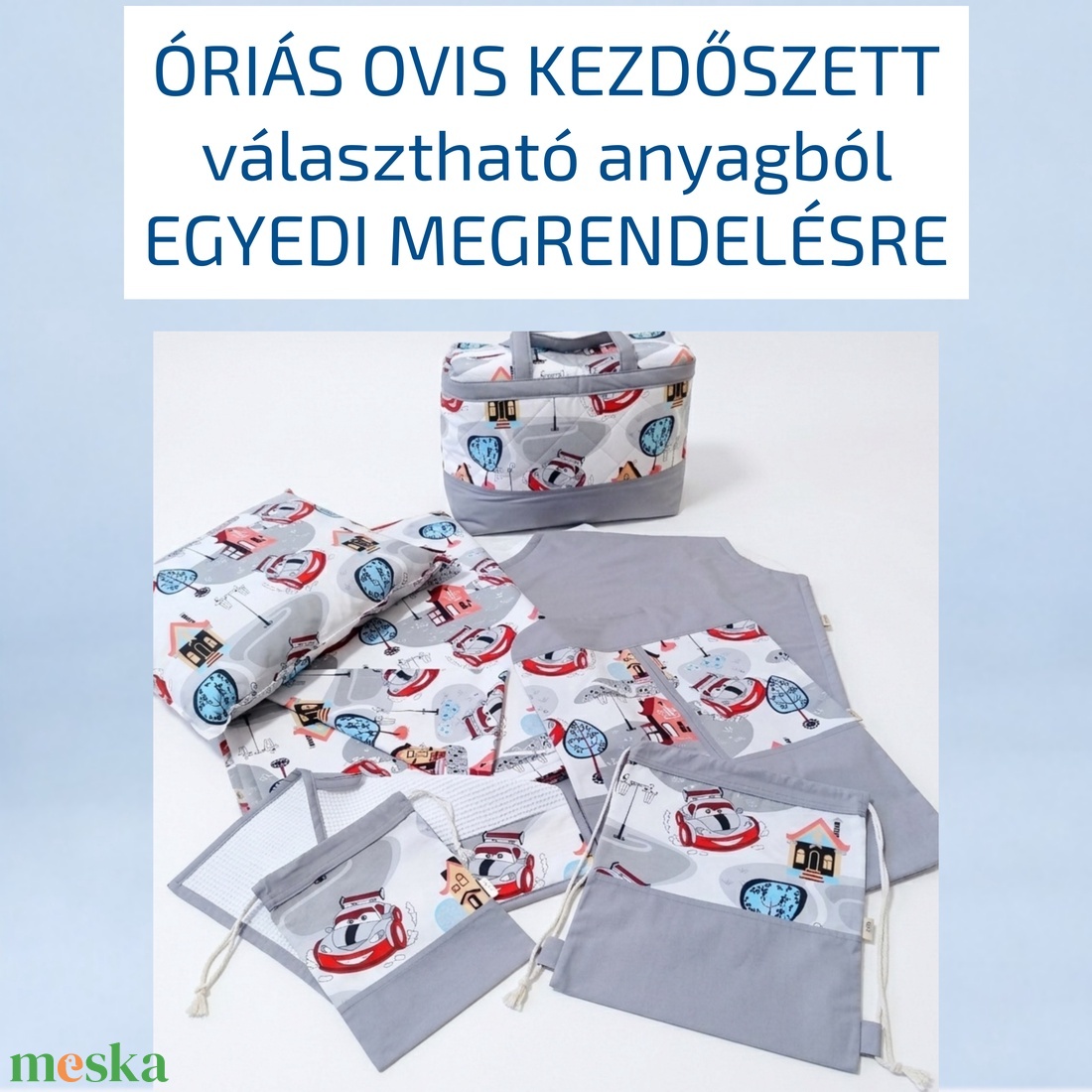 Óriás ovis kezdőszett � 8 részes szett bölcsibe és oviba - játék & sport - ovis felszerelés - ovis szett - Meska.hu
