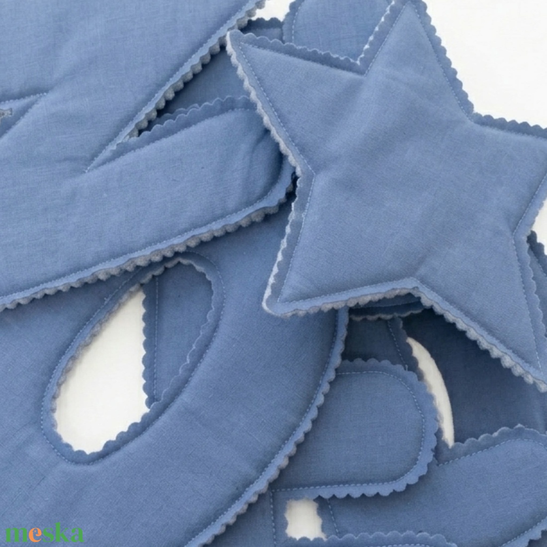 Textil névfüzér babaszobába � egyedi, kézzel készült faldekoráció - baba - mama - babaszoba dekoráció - babanév dekoráció - Meska.hu