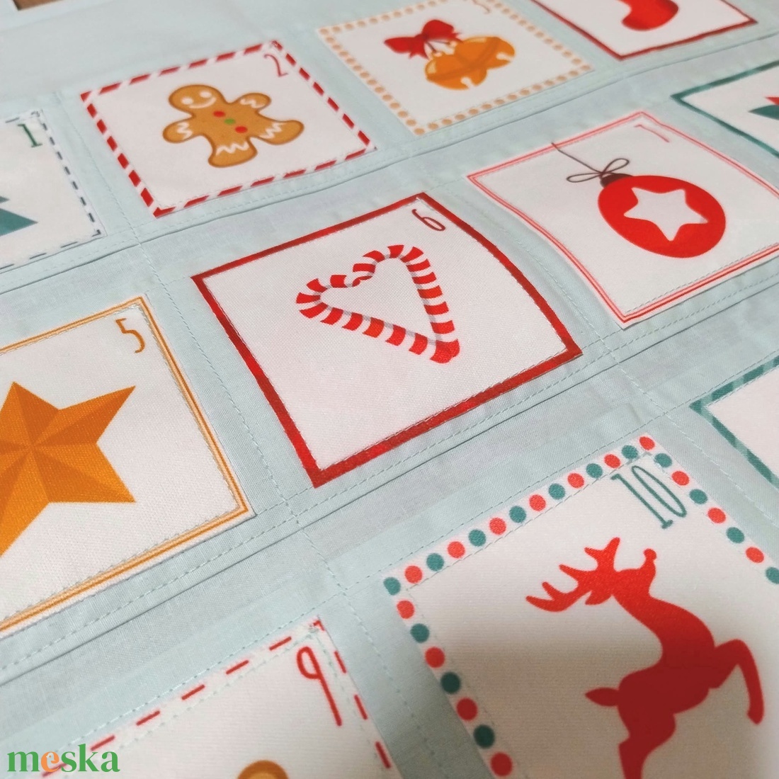 Adventi zsebes naptár (4.) - karácsony - adventi díszek - adventi naptár - Meska.hu