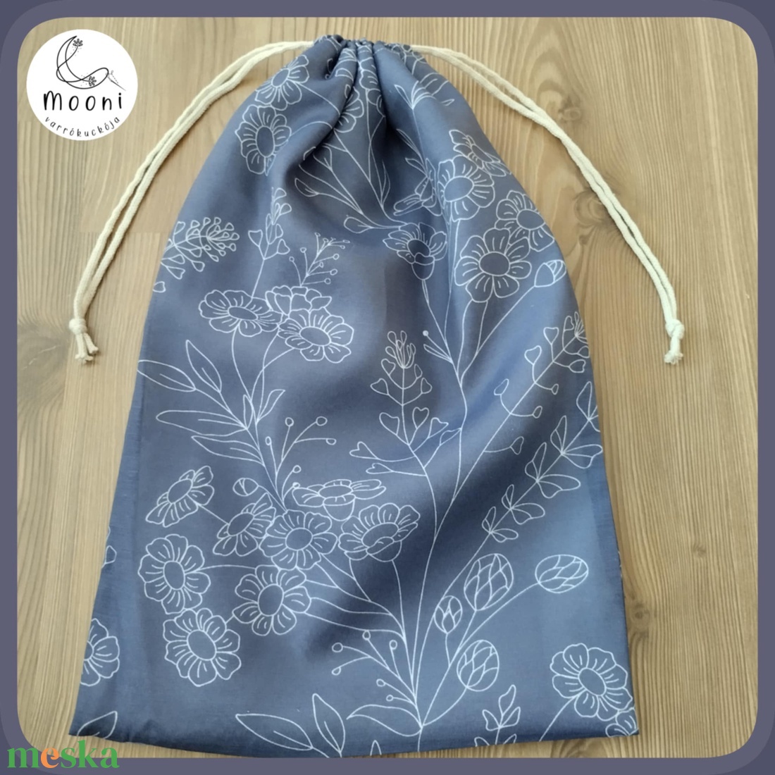 Kenyeres zsák frissentartó PUL béléssel (M-es méret) - /kék-virágos/ - táska & tok - bevásárlás & shopper táska - kenyeres zsák - Meska.hu Kenyeres zsák frissentartó PUL béléssel (M-es méret) - /kék-virágos/ - táska & tok - bevásárlás & shopper táska - kenyeres zsák - Meska.hu