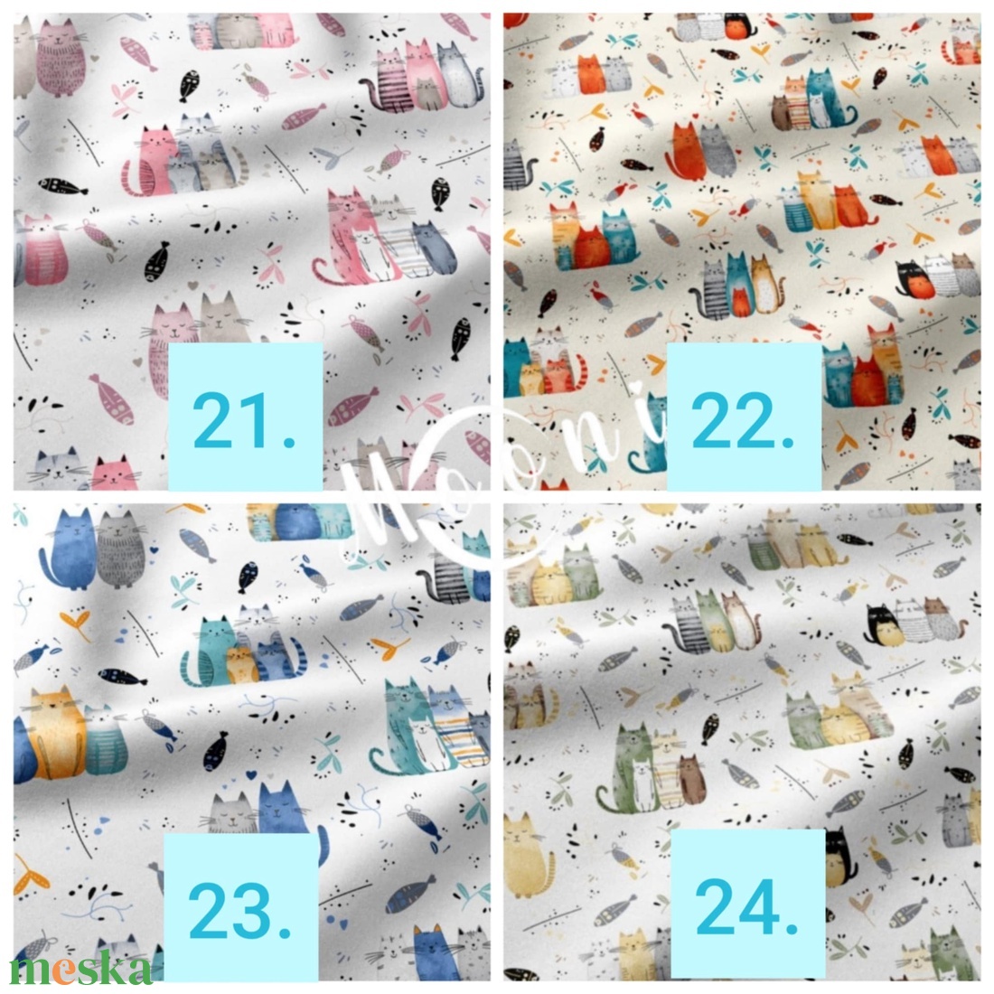 2. Mintás pamutvászon anyagminták rendelésre készülő termékekhez (Nem megvásárolható!) - kellékek & szerszámok - méteráru - szövet - Meska.hu 2. Mintás pamutvászon anyagminták rendelésre készülő termékekhez (Nem megvásárolható!) - kellékek & szerszámok - méteráru - szövet - Meska.hu