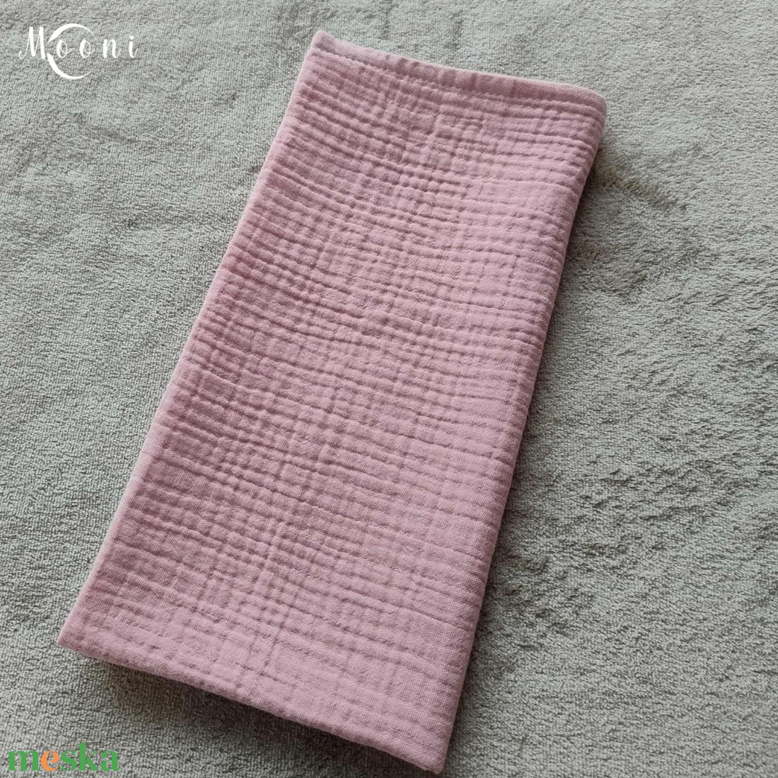 Dupla géz babakendő, textilpelenka (rózsaszín) - szépségápolás - pelenka & babaápolás - pelenka - Meska.hu