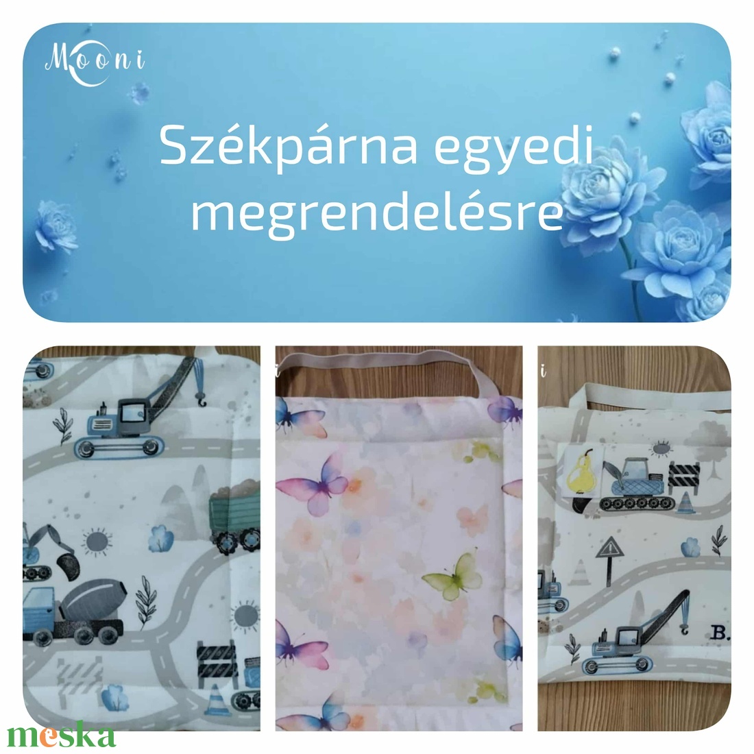 Székpárna gumival - játék & sport - ovis felszerelés - egyéb ovis kiegészítő - Meska.hu