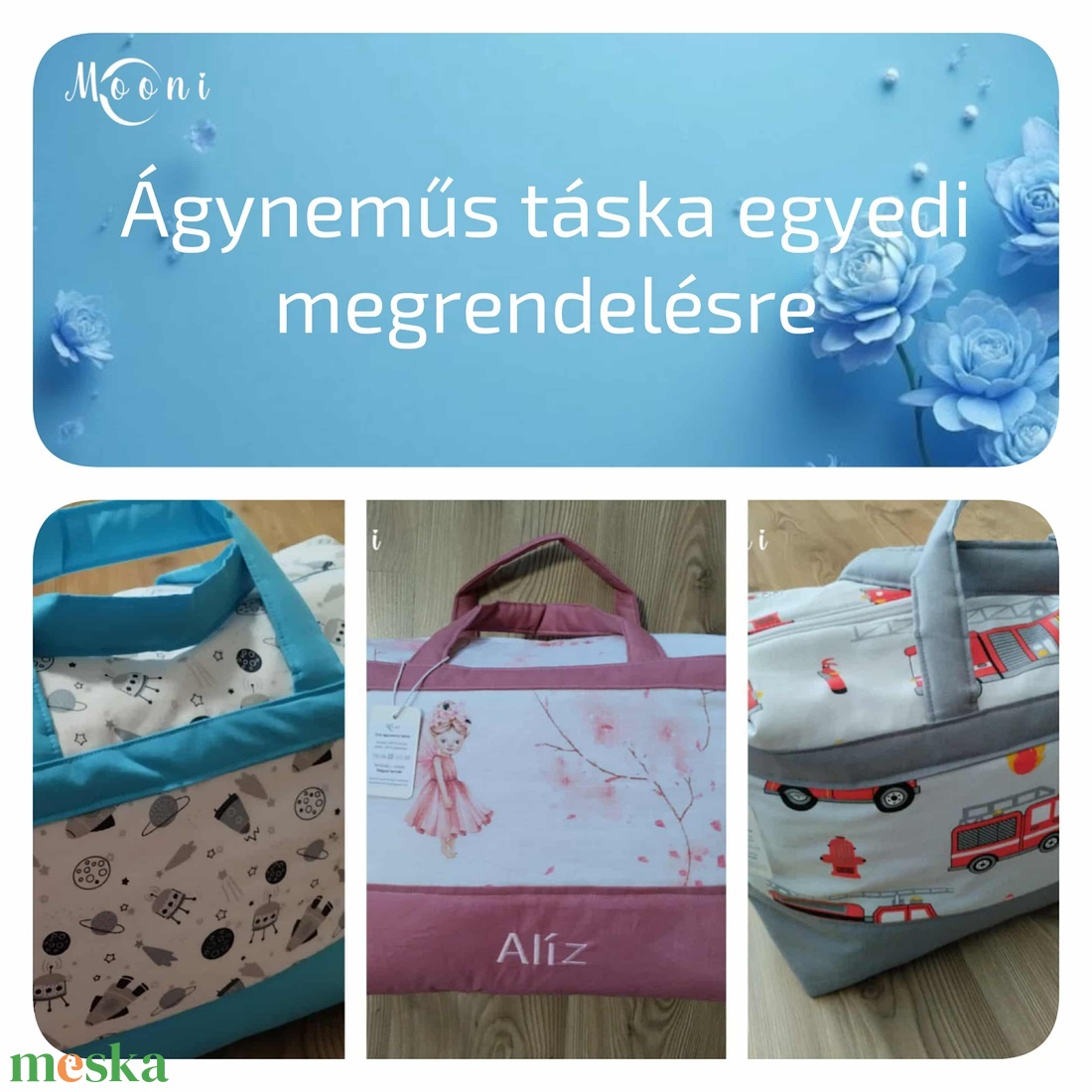 Ágyneműs táska - játék & sport - ovis felszerelés - egyéb ovis kiegészítő - Meska.hu