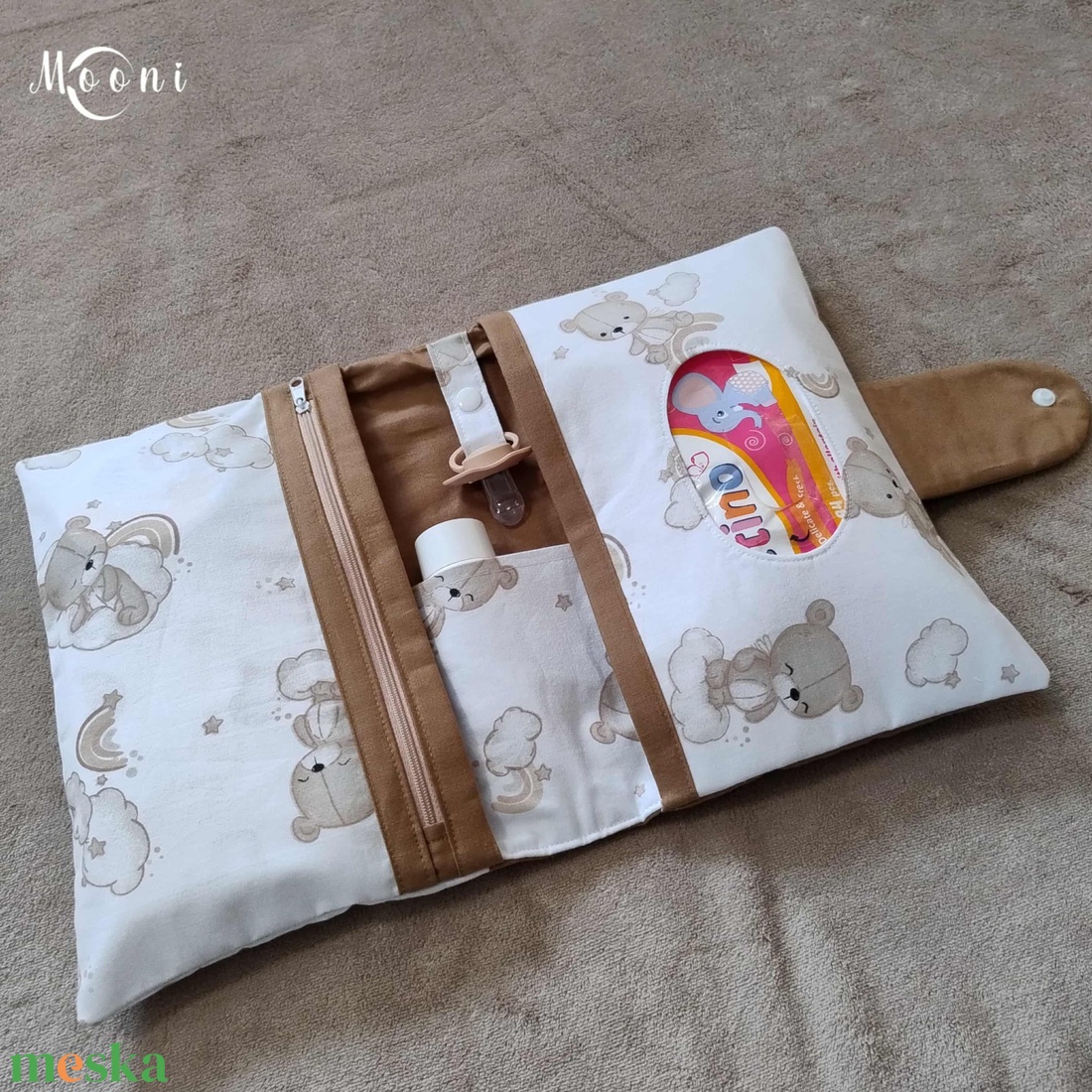 Kismackóm  Pelenkázó neszesszer - táska & tok - pelenkatáska - kismamatáska - Meska.hu