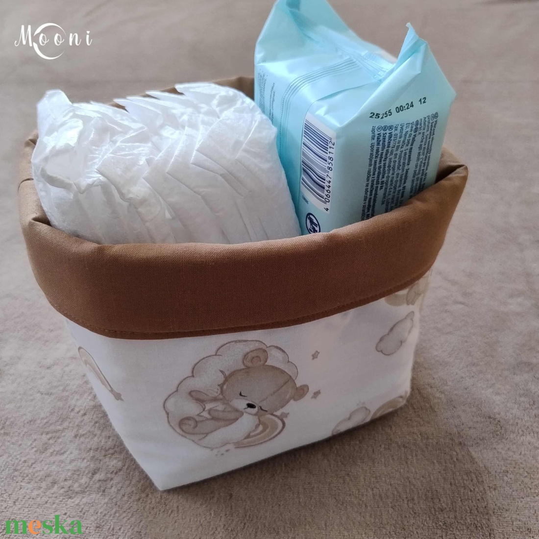 Kismackóm  Tárolókosár 1. - otthon & életmód - tárolás & rendszerezés - tárolókosár - Meska.hu