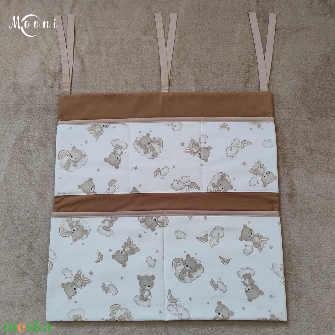 Kismackóm � Zsebes tároló - otthon & életmód - babaszoba, gyerekszoba - babaszoba, gyerekszoba - Meska.hu