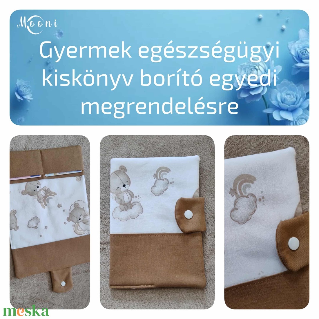 Gyermek egészségügyi kiskönyv borító - otthon & életmód - papír, írószer - egészségügyi kiskönyv borító - Meska.hu
