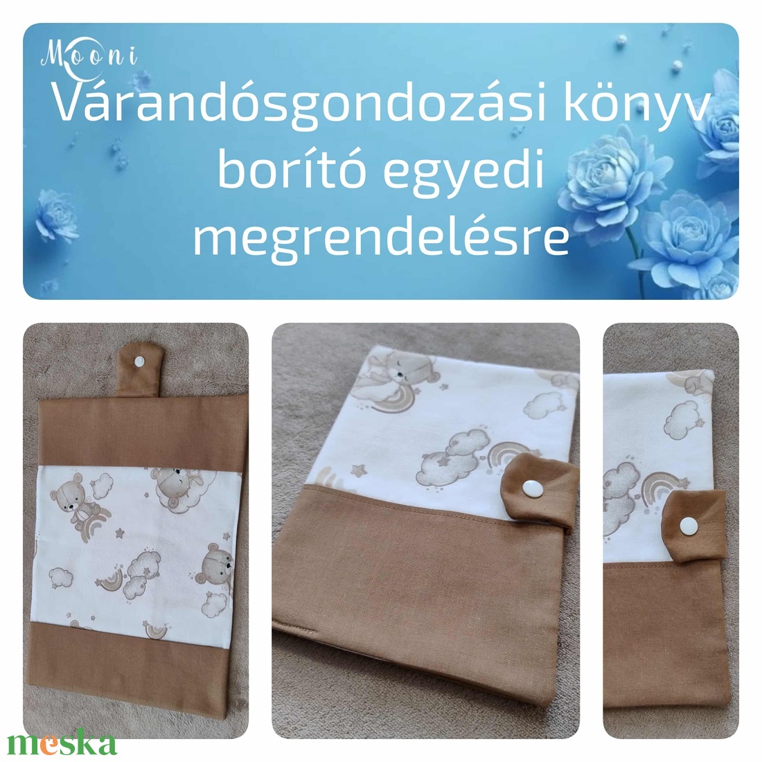 Várandósgondozási könyv borító - otthon & életmód - papír, írószer - egészségügyi kiskönyv borító - Meska.hu