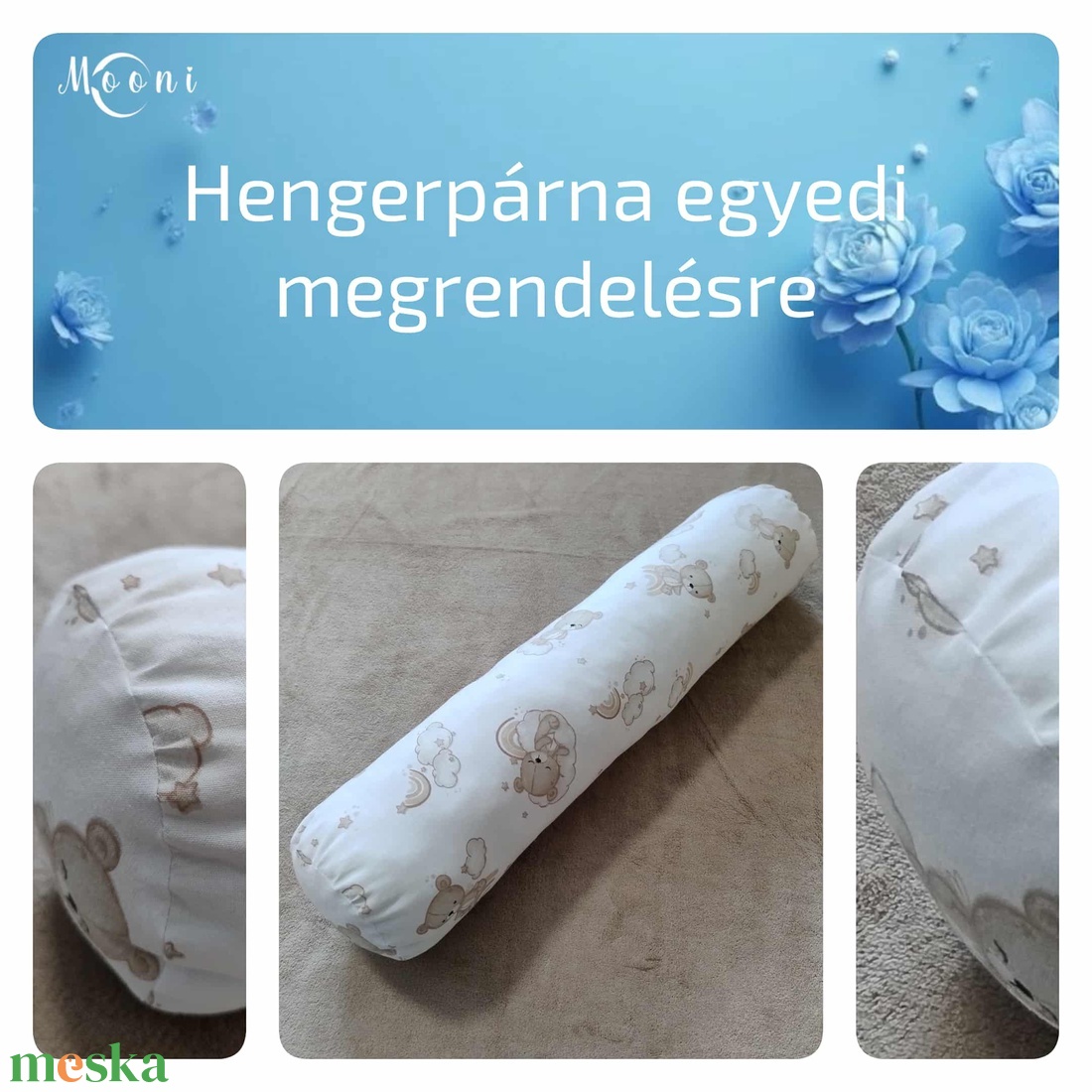 Hengerpárna - otthon & életmód - babaszoba, gyerekszoba - szett kiságyba - Meska.hu