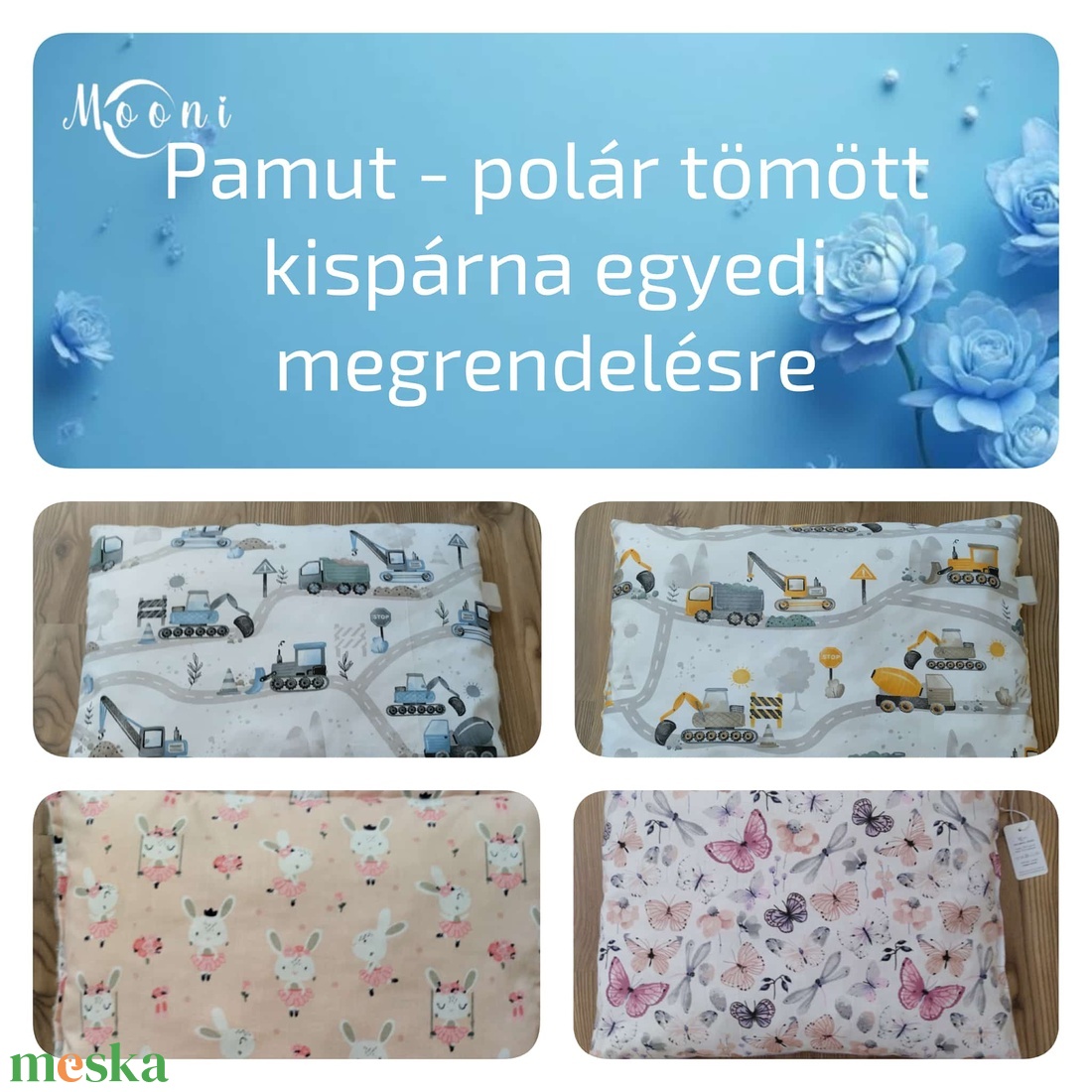 Tömött pamut - polár kispárna - játék & sport - ovis felszerelés - ovis ágynemű - Meska.hu