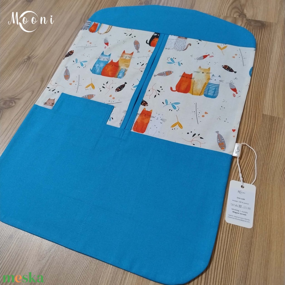 Cicás ruhás zsák szett bölcsibe / oviba - játék & sport - ovis felszerelés - ovis szett - Meska.hu