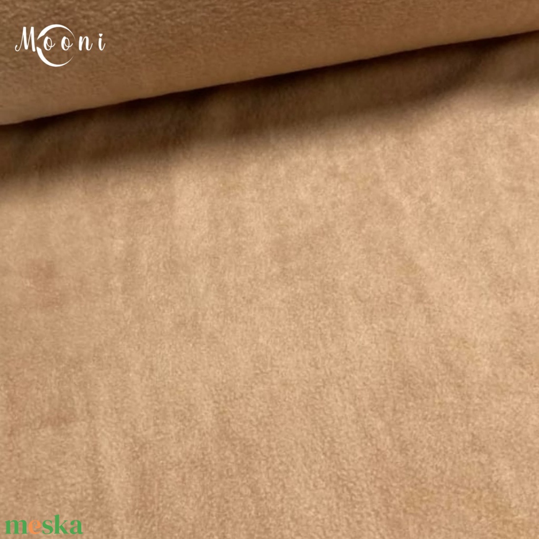 Mogyoró polár alapanyag termékekhez - kellékek & szerszámok - méteráru - szövet - Meska.hu