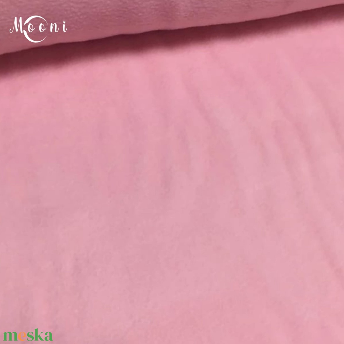 Rózsaszín polár alapanyag termékekhez - kellékek & szerszámok - méteráru - szövet - Meska.hu