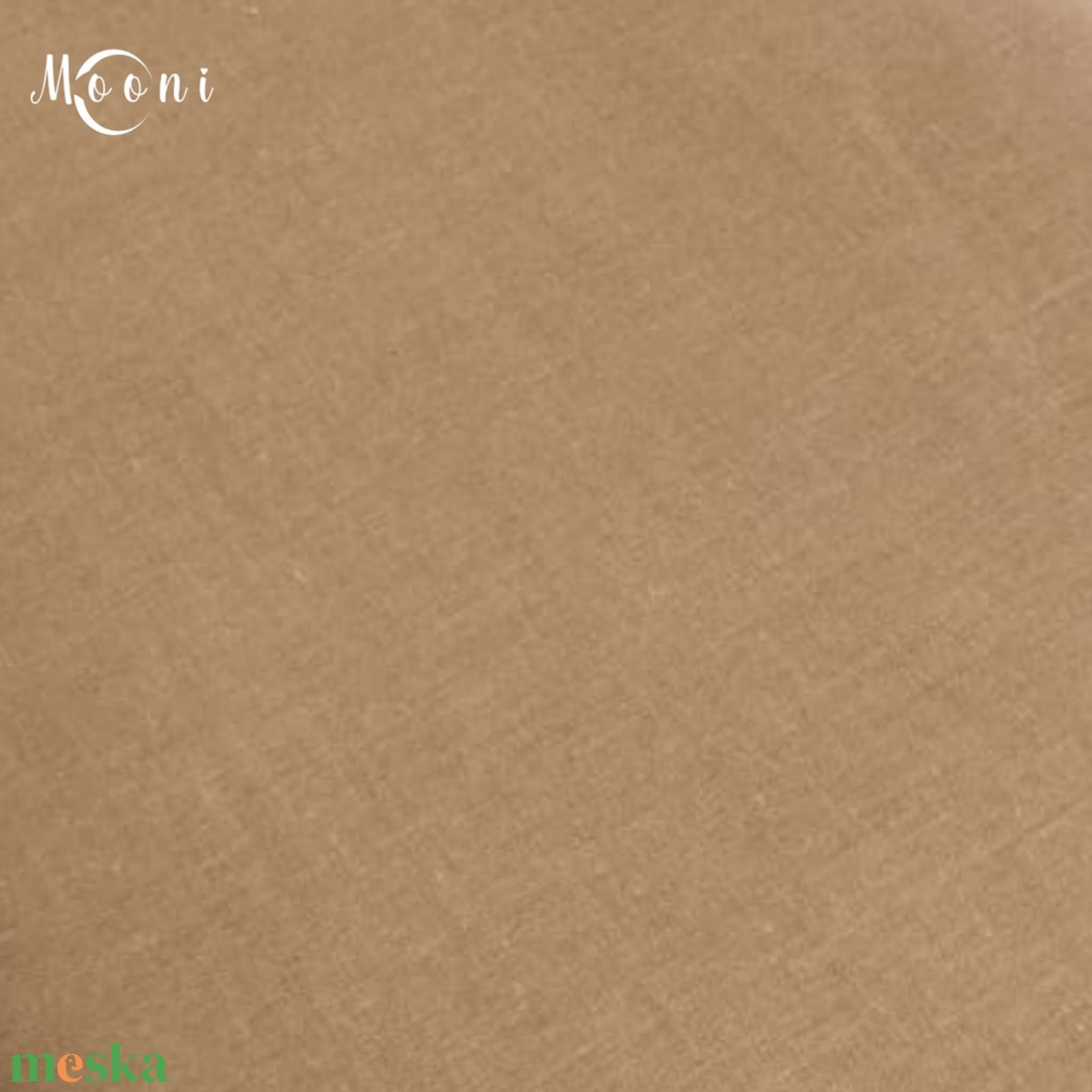 Középbarna pamutvászon - egyszínű - alapanyag termékekhez - kellékek & szerszámok - méteráru - szövet - Meska.hu