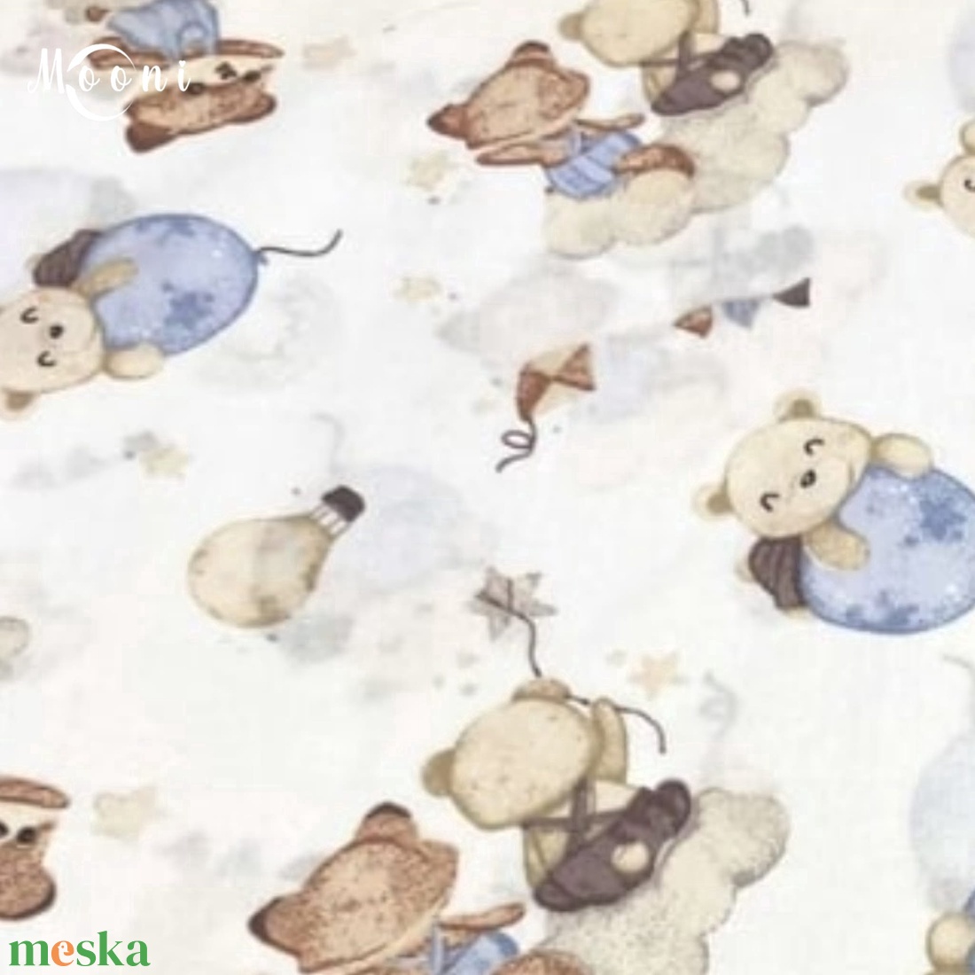 Lufis maci pamutvászon - mintás - alapanyag termékekhez - kellékek & szerszámok - méteráru - szövet - Meska.hu