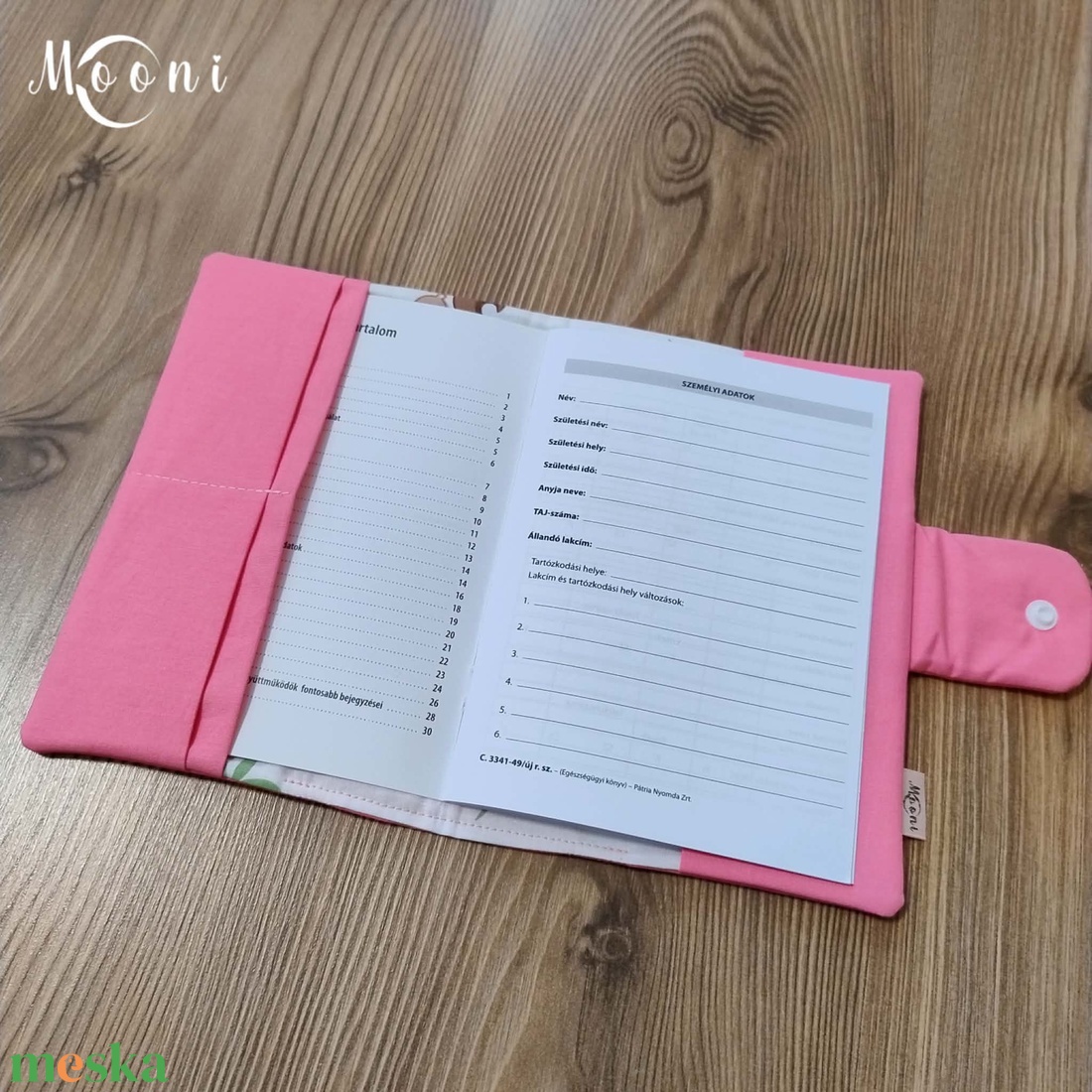 Nyuszikám � Gyermek egészségügyi kiskönyv borító - baba - mama - babaemlékek - egészségügyi kiskönyv borító - Meska.hu