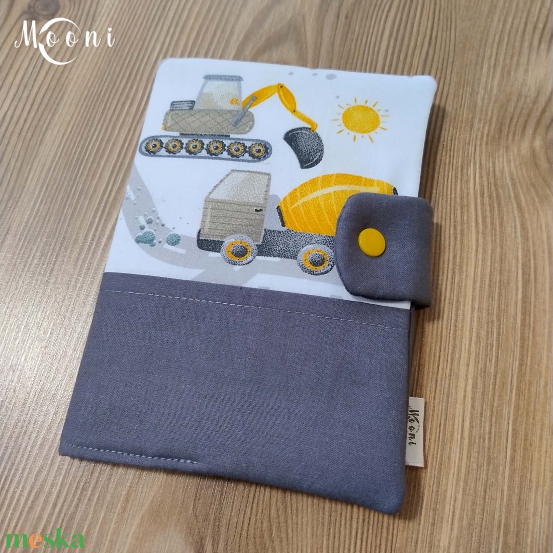 Munkagépek � Gyermek egészségügyi kiskönyv borító - baba - mama - babaemlékek - egészségügyi kiskönyv borító - Meska.hu