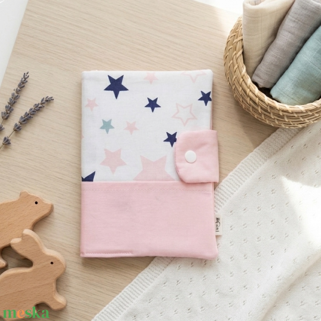 Csillagom � gyermek egészségügyi kiskönyv borító - baba - mama - babaemlékek - egészségügyi kiskönyv borító - Meska.hu